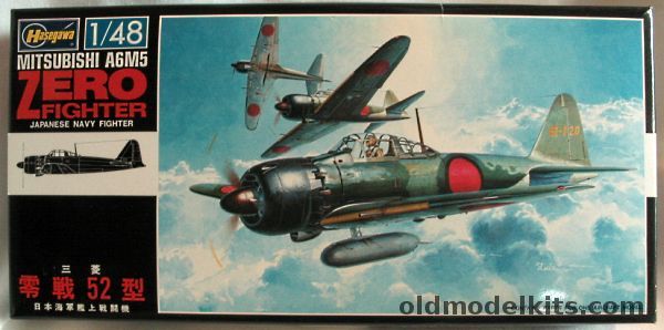 Hasegawa 1/48 Mitsubishi A6M5 Zero Type 52 - 261 Sq Saipan 1944 - Restored Aircraft owned by Mr. Ed Maloney, U5 plastic model kit